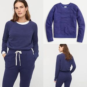 J. Crew Vintage Cotton Terry Crewneck Pullover
